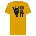 thumbnail image 1 of Rock It Logo Sign  T-Shirt Men -Image by Shutterstock, Male 3X-Large, 1 of 2
