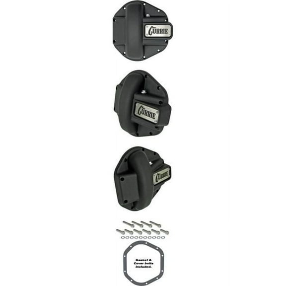 Rock Jock 44-1005CTB Rockjock 44 Iron Differential Cover - Textured Black Fits select: 2015 JEEP WRANGLER UNLIMITED, 2012-2014 JEEP WRANGLER