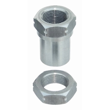 Rock Jock CE-9114BL 1.Threaded Bung W/Jam Nut 1 1/4 Inch-12 Left Hand Thread Set