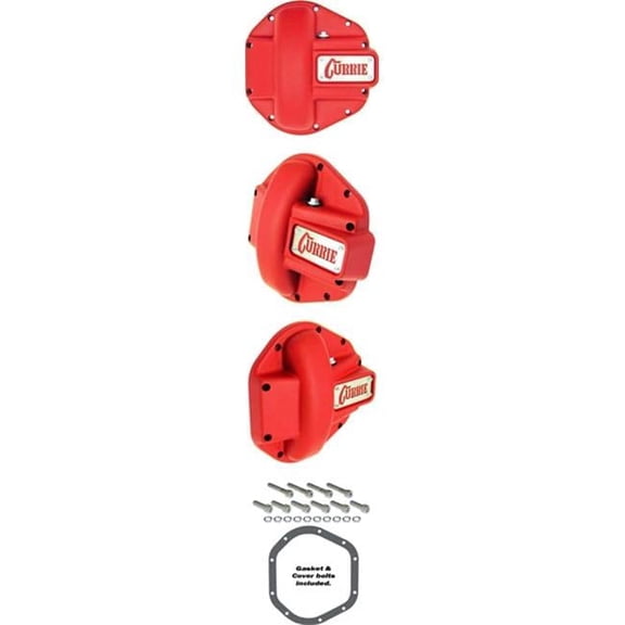 Rock Jock Rockjock 44 Iron Differential Cover - Textured Red