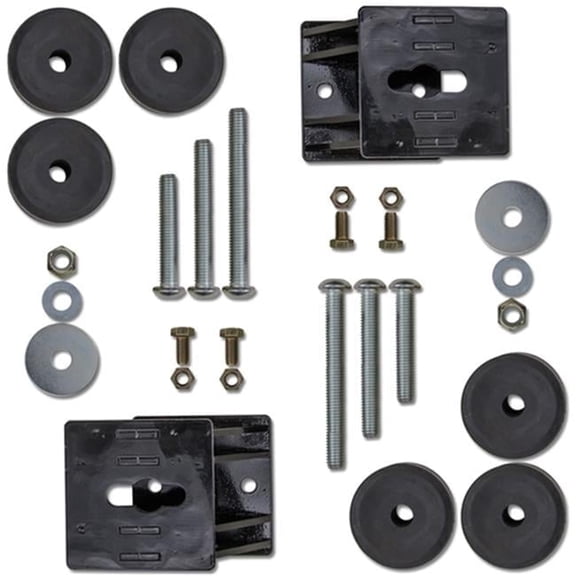 Rock Krawler Suspension JL & Jlu Adjustable Rear Bump Stop Kit - 1-4 in.