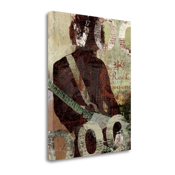 Tangletown Fine Art Rock Legend By Eric Yang, Gallery Wrap Canvas 23 x 28