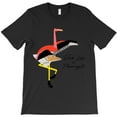 thumbnail image 1 of Rock Like A Flamingo Funny Animal Rock And Roll Music Pun Graphic H41154 Unisex T-Shirt, Up to 5XL Available, 1 of 2