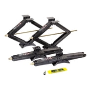 Rock-Man RV Camper Trailer Stabilizer Leveling Scissor Jacks Kit 24" 5000 lb, Set 4