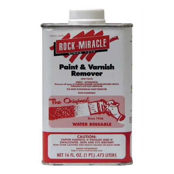 Rock Miracle Paint and Varnish Remover 16 oz.