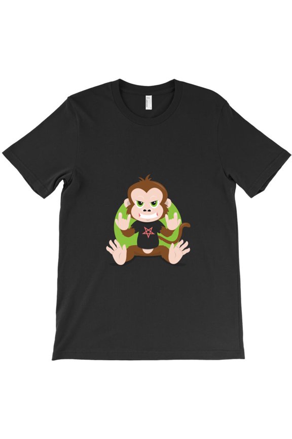 Rock Monkey, Funny Music Animal Pun Graphic Design For Rock G15380 Unisex T-Shirt, Up to Size 5XL