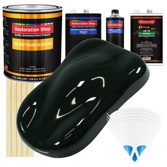 Rock Moss Green Gallon URETHANE BASECOAT CLEARCOAT Car Auto Paint Kit