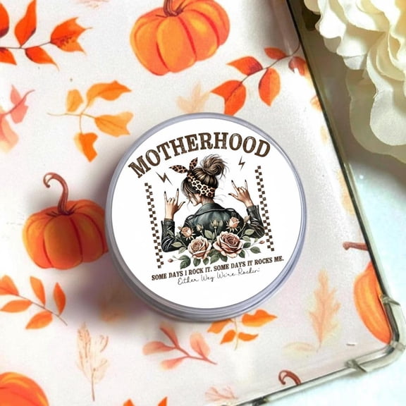 Rock Motherhood Phone Grip, Retro Leopard Mom Griptok, Funny Rocker Mama MagSafe Holder, Unique Gift for Hardcore Readers, Rockstar Mom Lifestyle Accessory, Leopard Print Motherhood Decor
