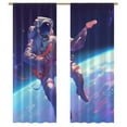 thumbnail image 1 of Rock Music In Space Modern Tulle Window Curtains for Living Room Luxury Bedroom Kitchen Curtains, 1 of 5