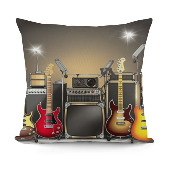Rock Music Theme Musical Instrument Throw