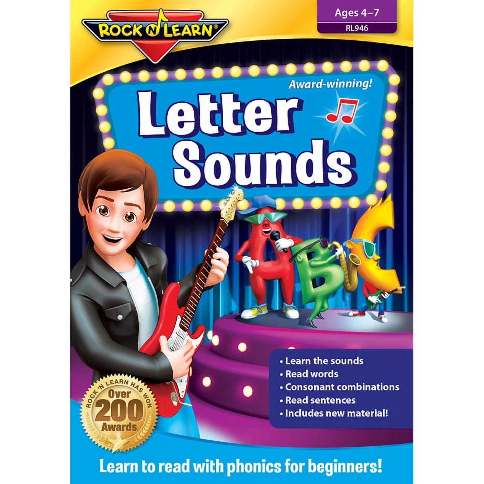 Rock N Learn: Letter Sounds (DVD) - image 1 of 2