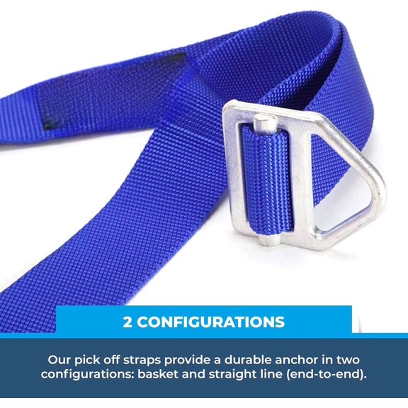 Rock-N-Rescue Pick Off Strap - Mountaineering and Rock Climbing Accessories, Firefighting and Rescue Gear, Adjustable Sling, Customizable Length$$