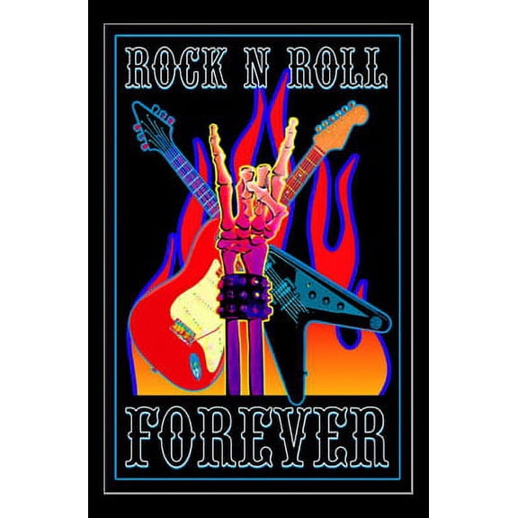 Rock N Roll Forever Poster Print (24 x 36)