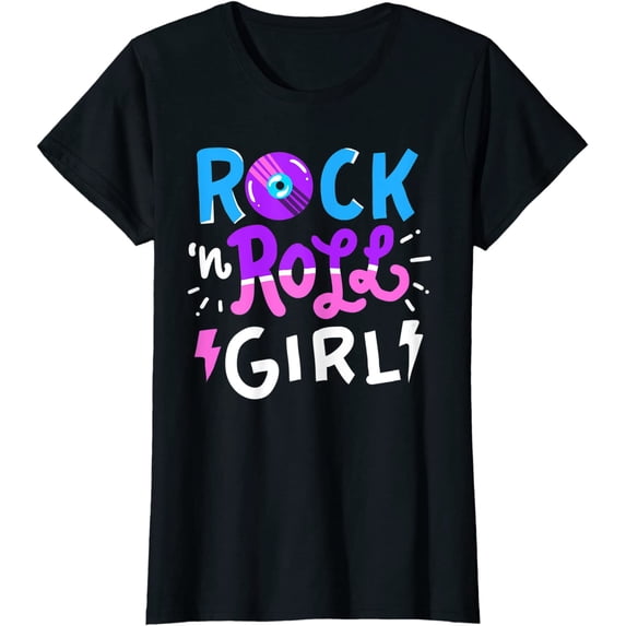 Rock N Roll Girl Music T-Shirt