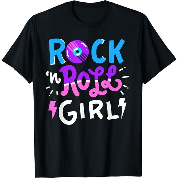 Rock N Roll Girl Music T-Shirt