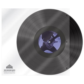 IdeaStream Vinyl Record Storage Sleeves, 25 Pack - Premium Disc & Tape Storage