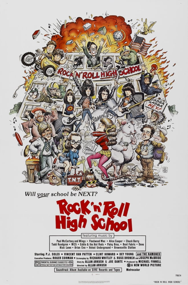 Rock N Roll High School 1979 ?í¬© Canvas Art - (11 x 17)