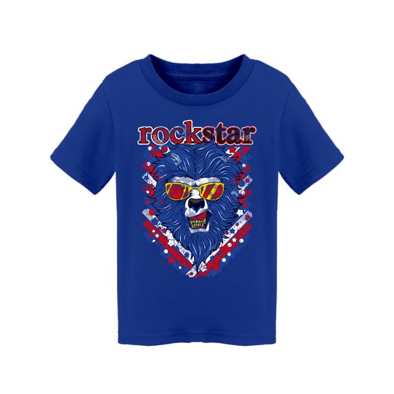 Rock N Roll Lion Graphic T-Shirt Toddler -Image by Shutterstock, 5 Toddler