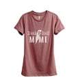 thumbnail image 1 of Rock N Roll Mimi Women's Fashion Relaxed T-Shirt Tee Heather Rouge Medium, 1 of 3