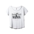 thumbnail image 1 of Rock N Roll Mimi Women's Fashion Slouchy Dolman T-Shirt Tee Heather White Large, 1 of 3