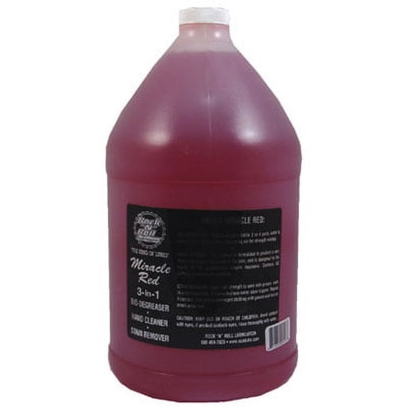 Rock-N-Roll Miracle Red Bio-Cleaner/Degreaser, 1 Gallon
