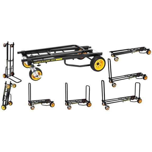 Rock N Roller R14G Multicart - R14 700lb Capacity DJ PA Equipment Transport Cart