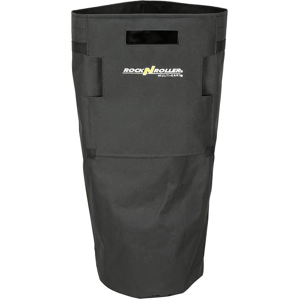 Black Polyester Handle Bag with Rigid Bottom for Multi-Carts