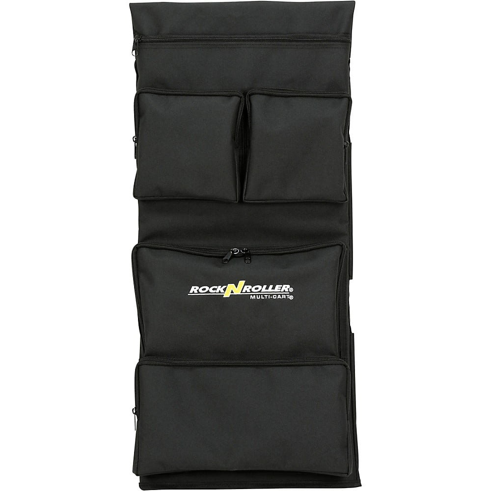 Black Medium Multi-Pocket Tool and Accessory Bag with Strap