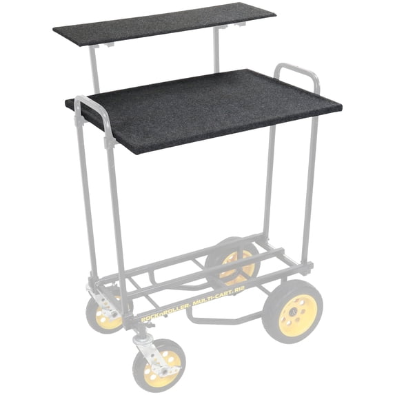 RockNRoller RSHM2T 2-Tier Multimedia Shelf for R8, R10, R11G, R12 Carts