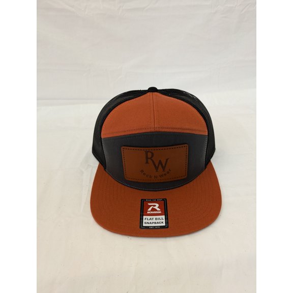 Rock N Wear Men's Orange Flatbill Hat