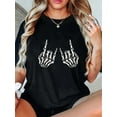 thumbnail image 1 of Rock On Band Tees For Women Rock And Roll T Shirts For Men T-Shirt Round Neck Short Sleeve T-Shirt Women's Men's Graphic Tee, 1 of 2