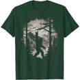 thumbnail image 1 of Rock On Bigfoot Sasquatch Loves Rock And Roll Mountain Trees Unisex T-Shirt for Men Women Kids Toddler, 1 of 5