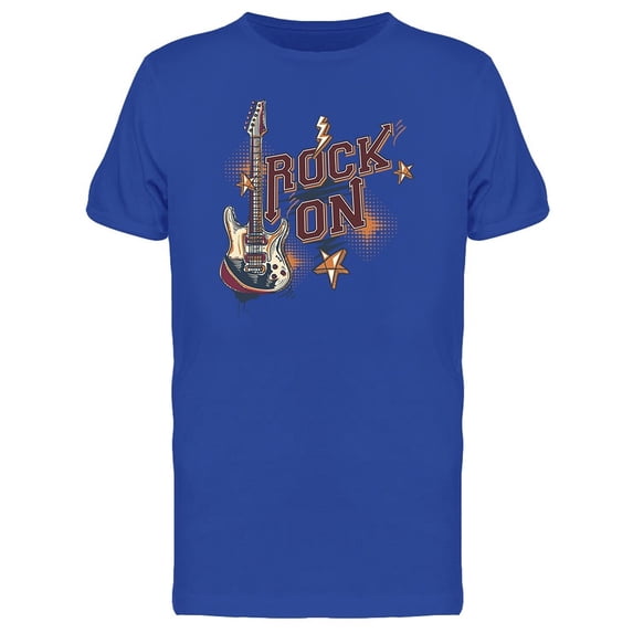 Rock On Electric Guitar Tee Men's -Image by Shutterstock