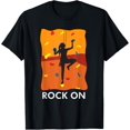 Rock On Girl Wall Climbing Safe Bouldering Pride TShirt