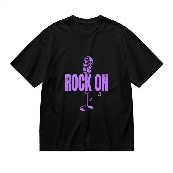 Rock On, Microphone Print2, T Shirt for Men, Vintage Graphic Tees Men, 23807221,3XL
