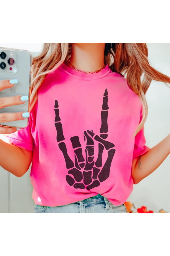 Rock On Shirt Punk Shirt Emo Shirt Edgy Shirt Grunge Shirt Streetwear for Women Rock and R