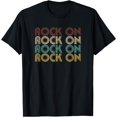 thumbnail image 1 of Rock On Tshirt Retro Vintage T Shirt., 1 of 3