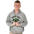 thumbnail image 1 of Rock Out With Guac Avocado Guacamole Unisex Plus Fleece Graphic Hoodie Brisco Brands 2X, 1 of 5