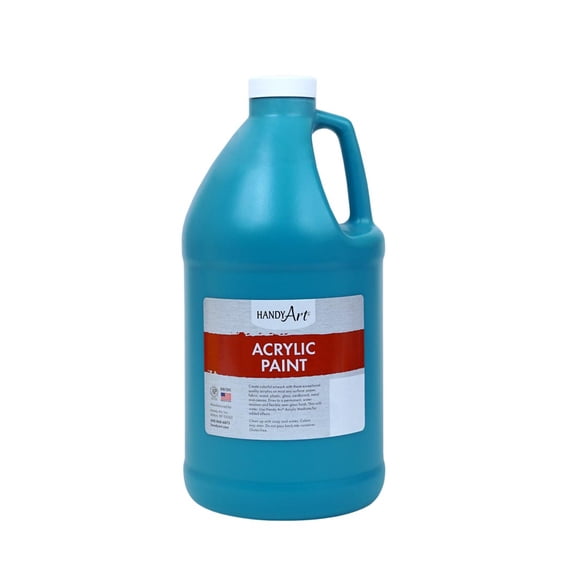 Handy Art Acrylic Paint 1/2 Gallon Turquoise