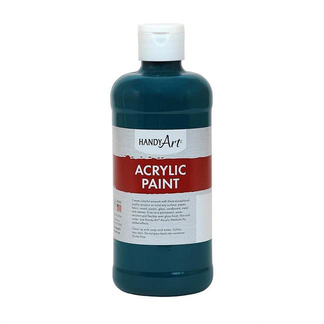 2Oz Primary Colors Acrylic Paint Bottles - Basic Supplies - 8 Pieces