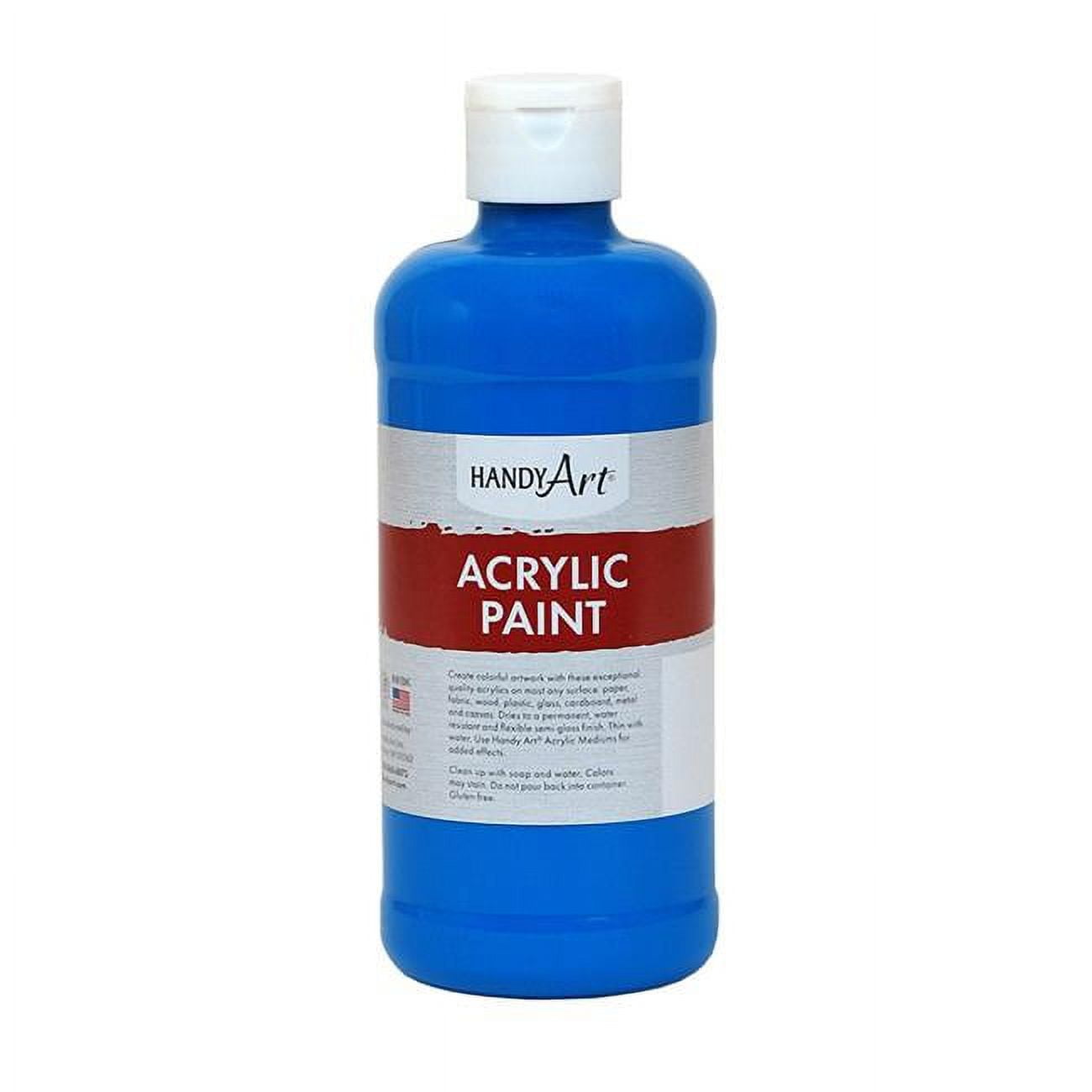 Acrylic Paint 16 oz Phthalo Blue - Rock Paint / Handy Art