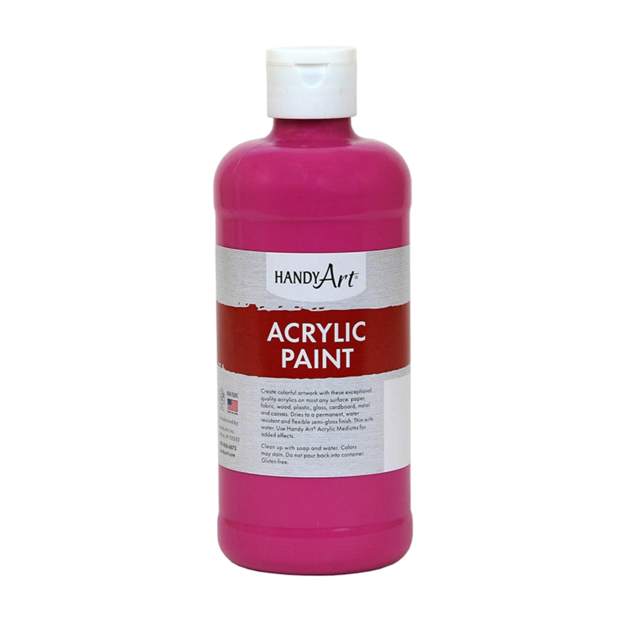Rock Paint-Handy Art RPC101070 Acrylic Paint- Magenta - 16 oz