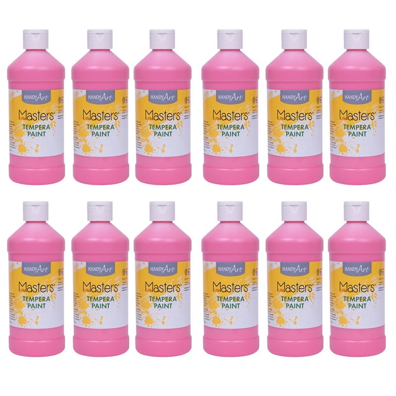 Rock Paint & Handy Art RPC201722-12 Tempera Paint Pint, Pink