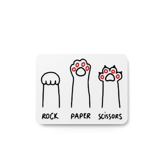Rock Paper Scissors | Funny Sign for Game Rooms, ' Rooms, or Office Decor