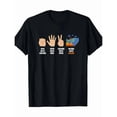 thumbnail image 1 of Rock Paper Scissors Geology Graphic Tee Funny Science Humor Shirt, 1 of 6