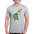 thumbnail image 1 of Rock Paper Scissors Meteor T-Shirt Men -Smartprints Designs, Male Large, 1 of 4