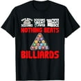 thumbnail image 1 of Rock Paper Scissors Nothing Beats Billiards T-Shirt tee, 1 of 4