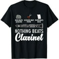 thumbnail image 1 of Rock Paper Scissors Nothing Beats Clarinet T-Shirt tee, 1 of 4