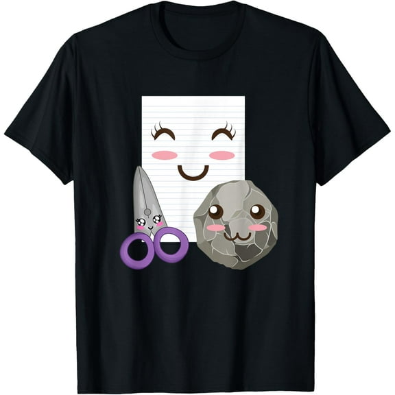 Rock Paper Scissors Shirt Funny Group Halloween Costumes T-Shirt tee