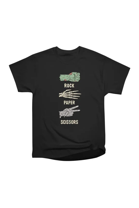 Rock Paper Scissors T-Shirt Tee Gift For Him Merch For Her Apparel For Friend